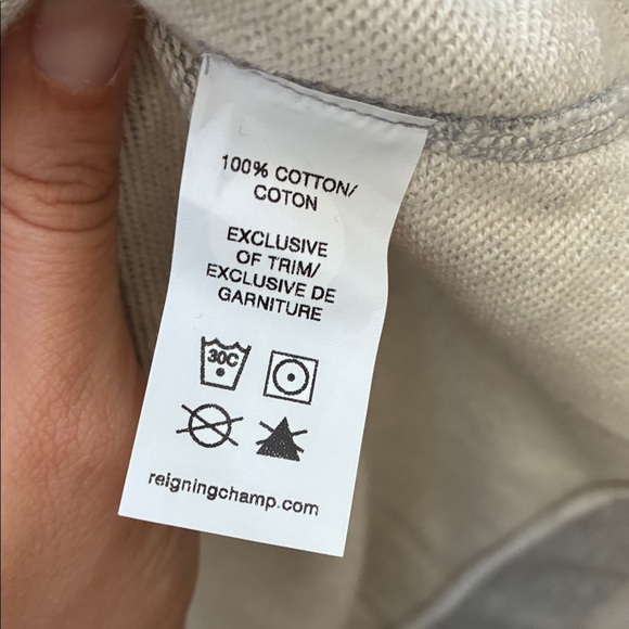 Reigning Champ Gray Hooded Robe - Picture 6 of 9